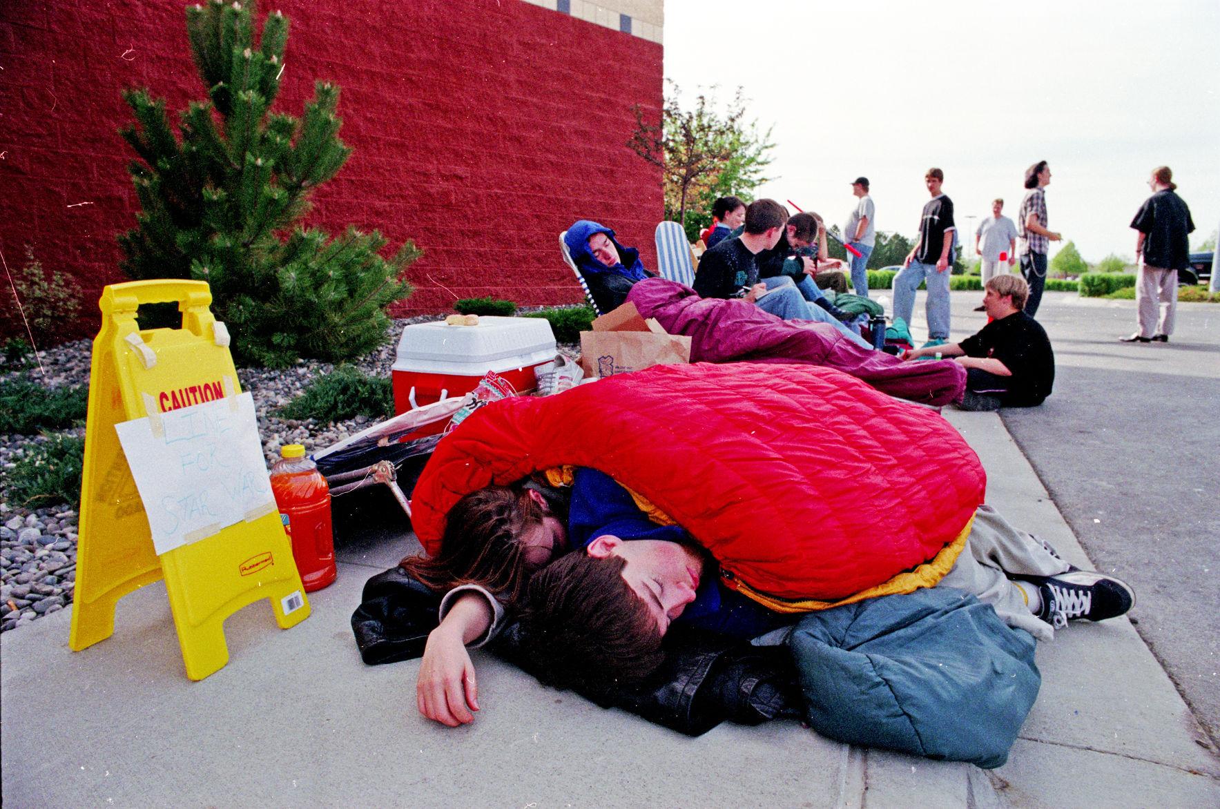 Line for "Star Wars: Episode I — The Phantom Menace," 1999